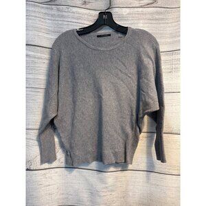 T Tahari Crewneck Lightweight Dolman Waffle Sweater Size Large